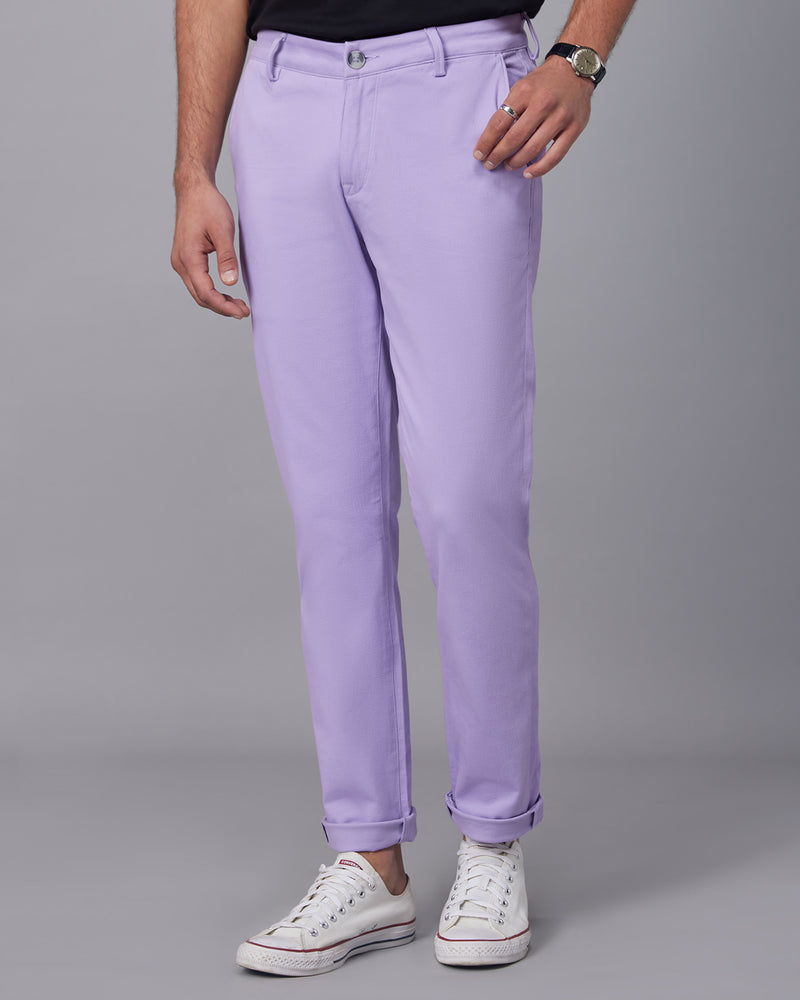 Weekend Vibe Stretch Chinos - Lavender
