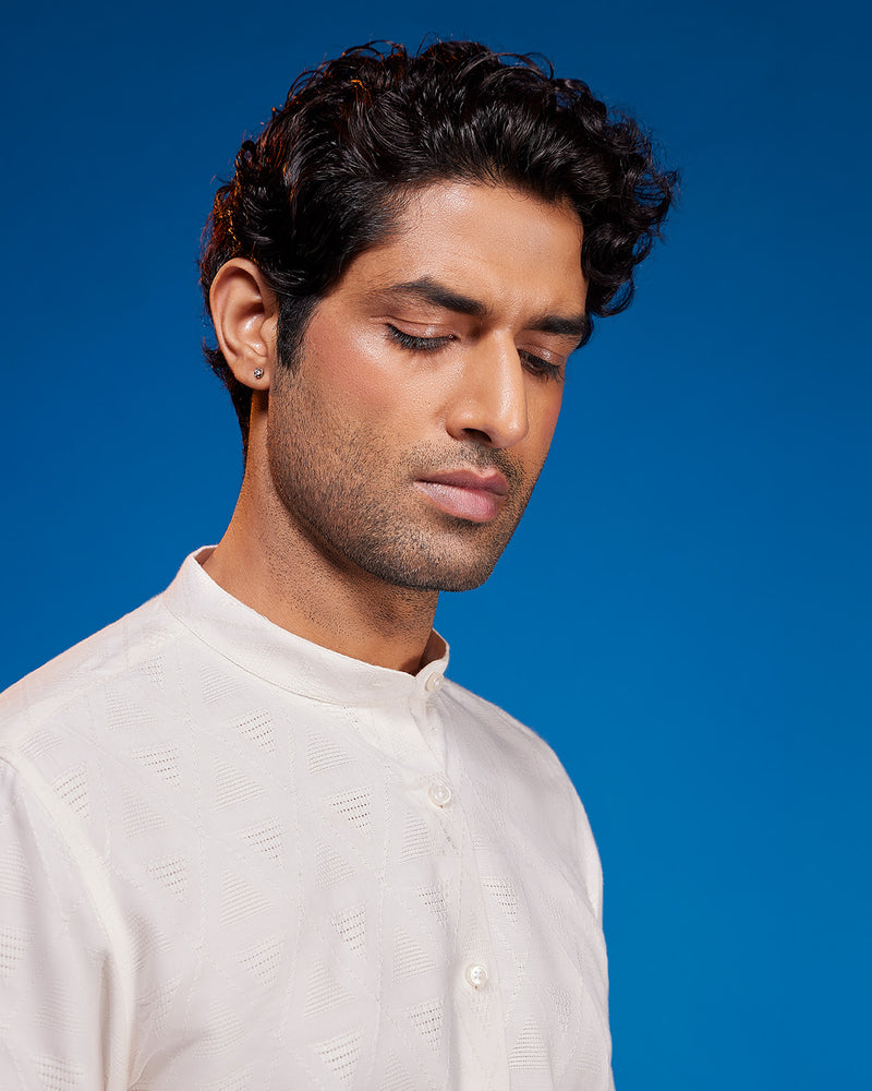 BSC x ALB | Martini Jacquard Shirt - Cream