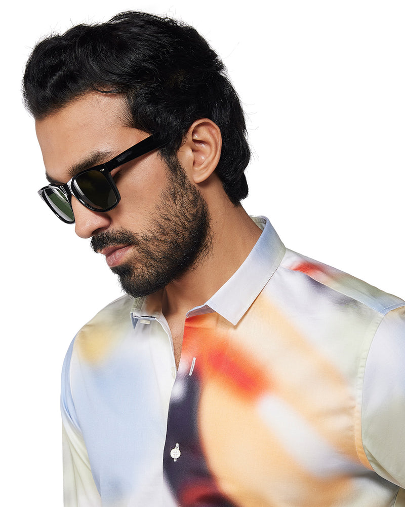 Blur Printed Shirt - Multicoloured