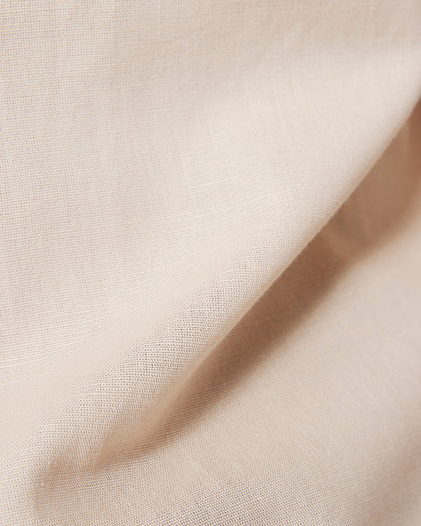 Cotton Linen Shirt - Beige