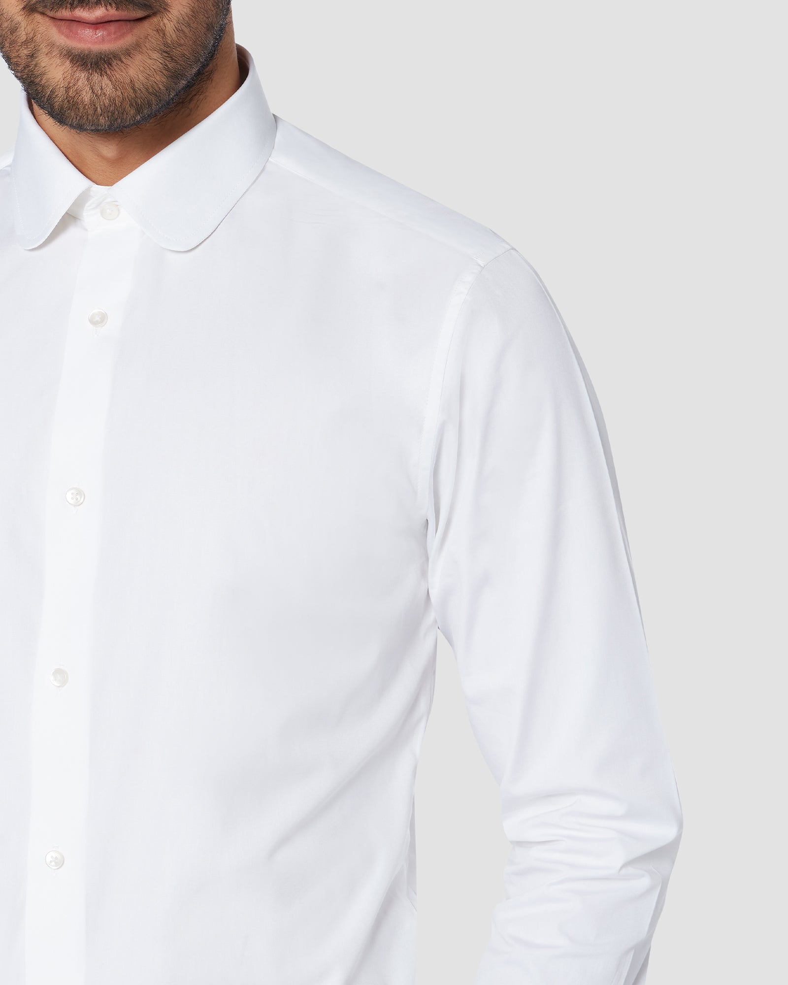 Soktas Ice White Poplin Shirt