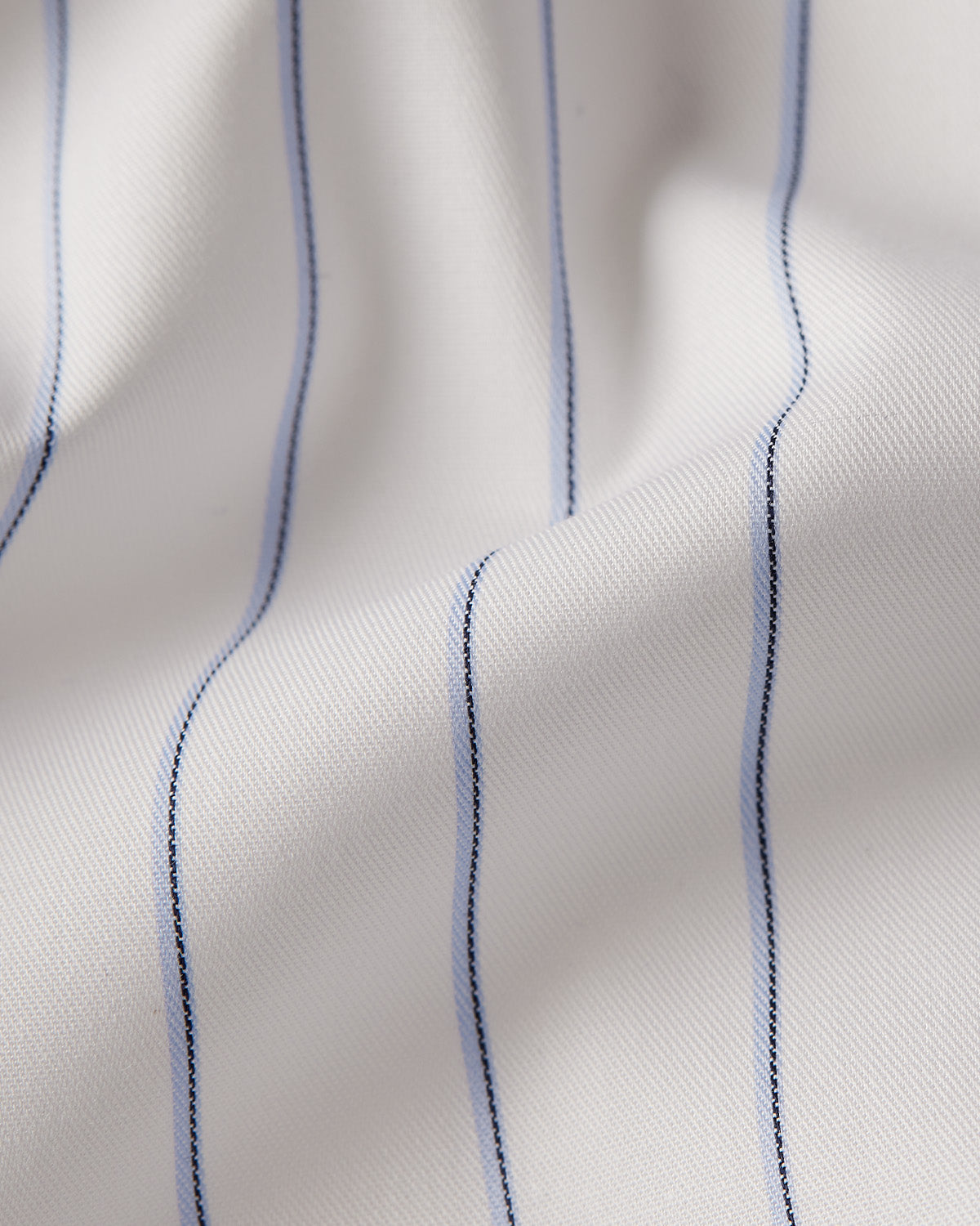 Creed Twill Striped Shirt - Blue & White