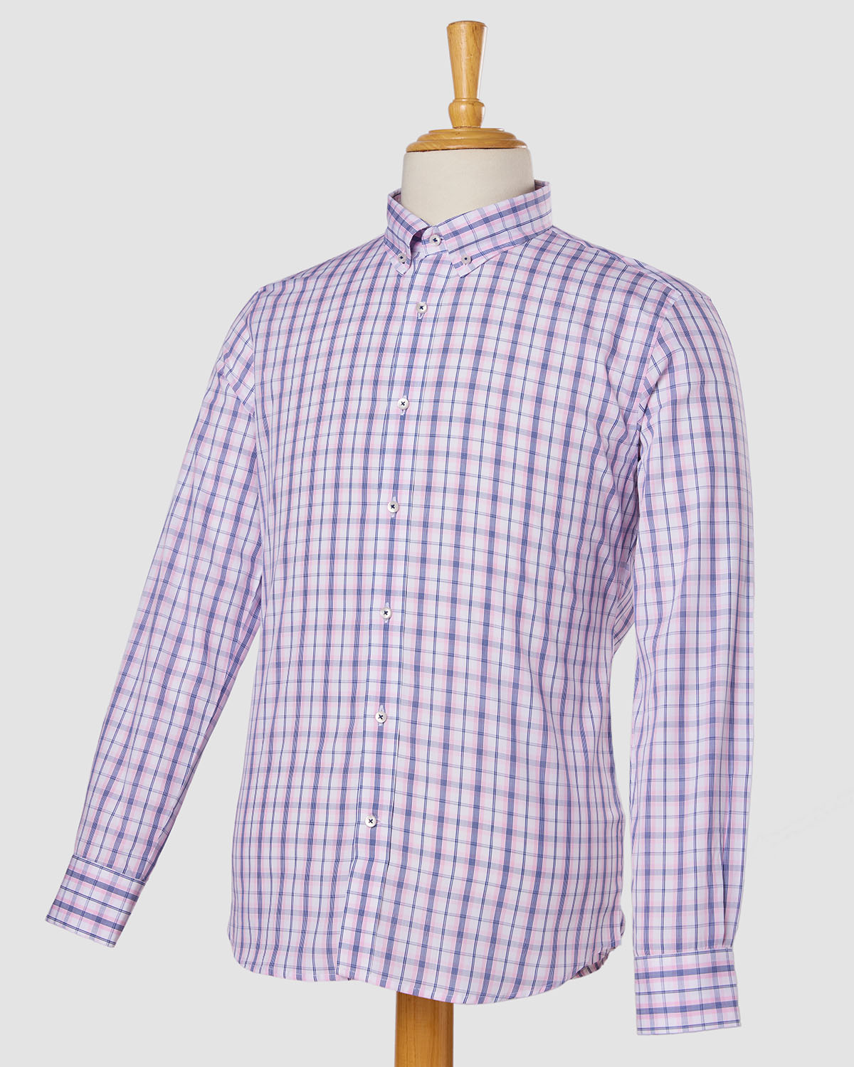 Somelos Blueberry Milk Checked Shirt