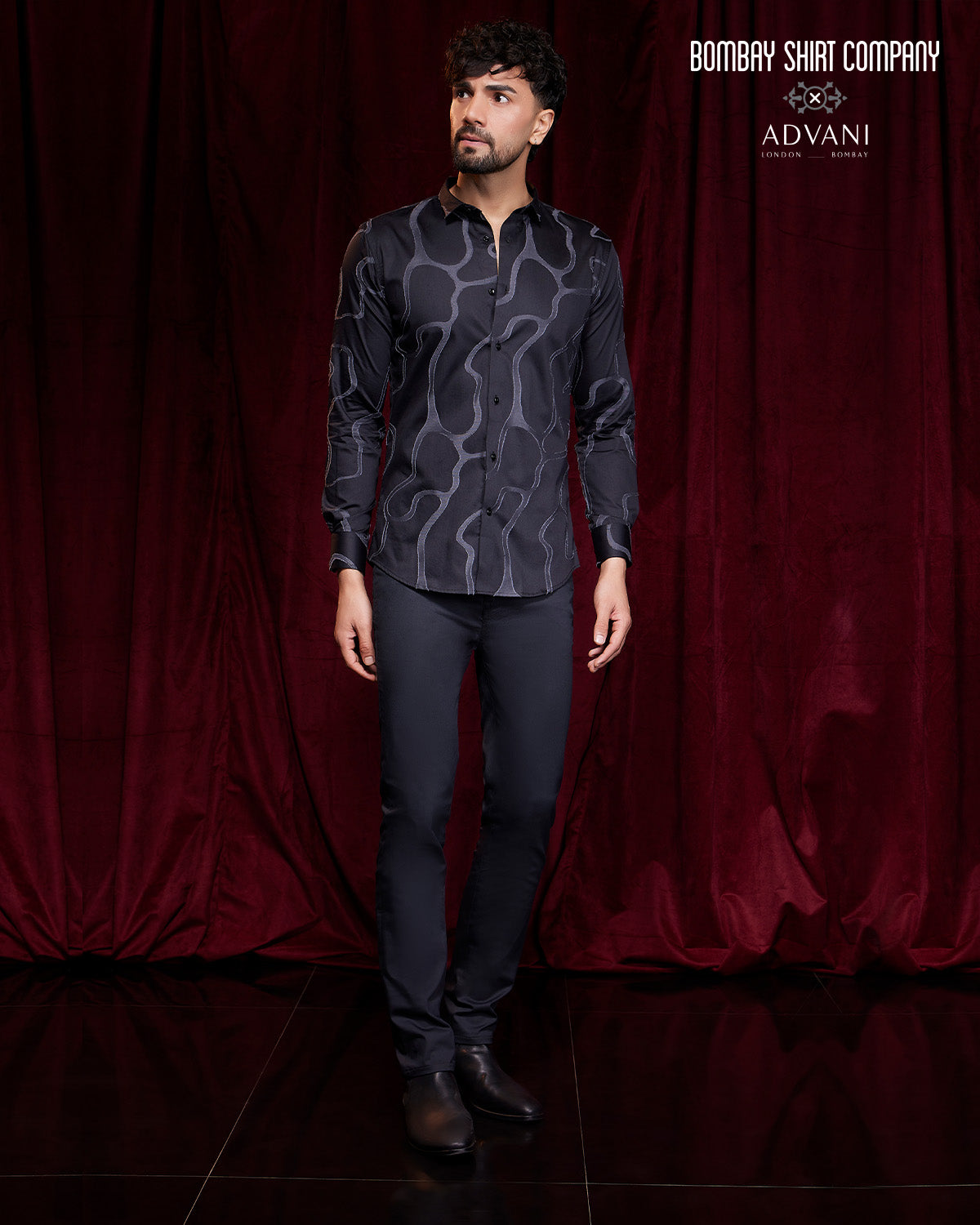 BSC x ALB | Boulevard Jacquard Shirt - Black