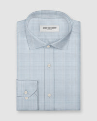 Bellwether Dobby Checked Shirt - Blue