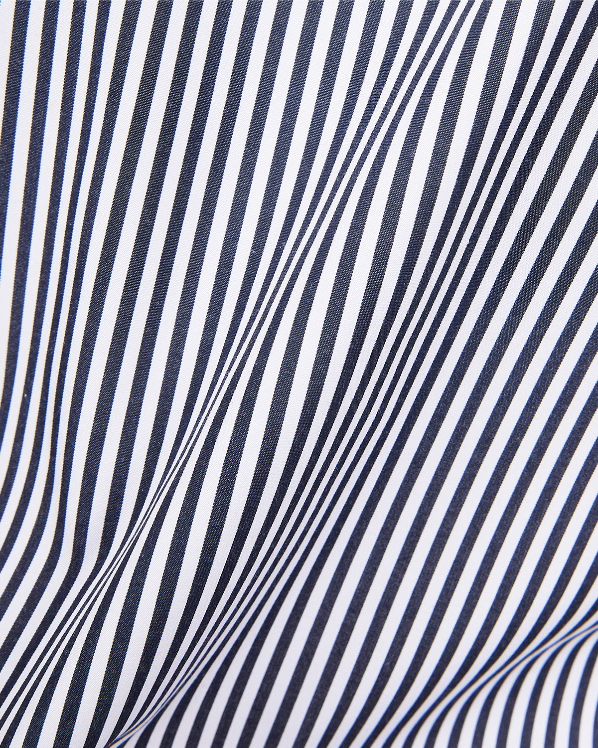 Cotton Striped Shirt - Black & White