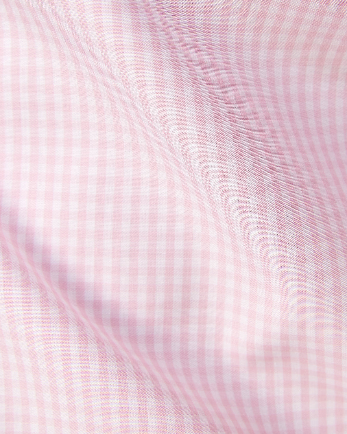 Giza Cotton Gingham Checked Shirt - Pink