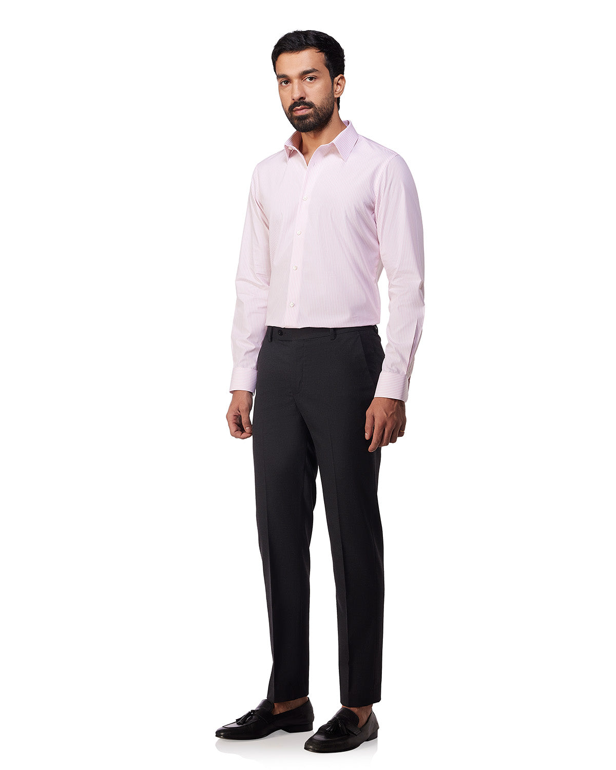 Giza Cotton Bengal Striped Shirt - Pink