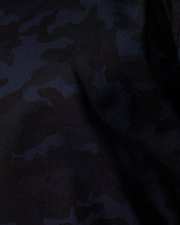 Japanese Camo Printed Shirt - Blue