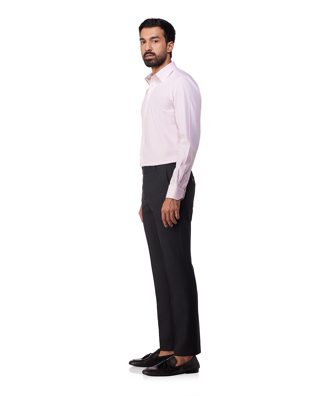 Giza Cotton Bengal Striped Shirt - Pink