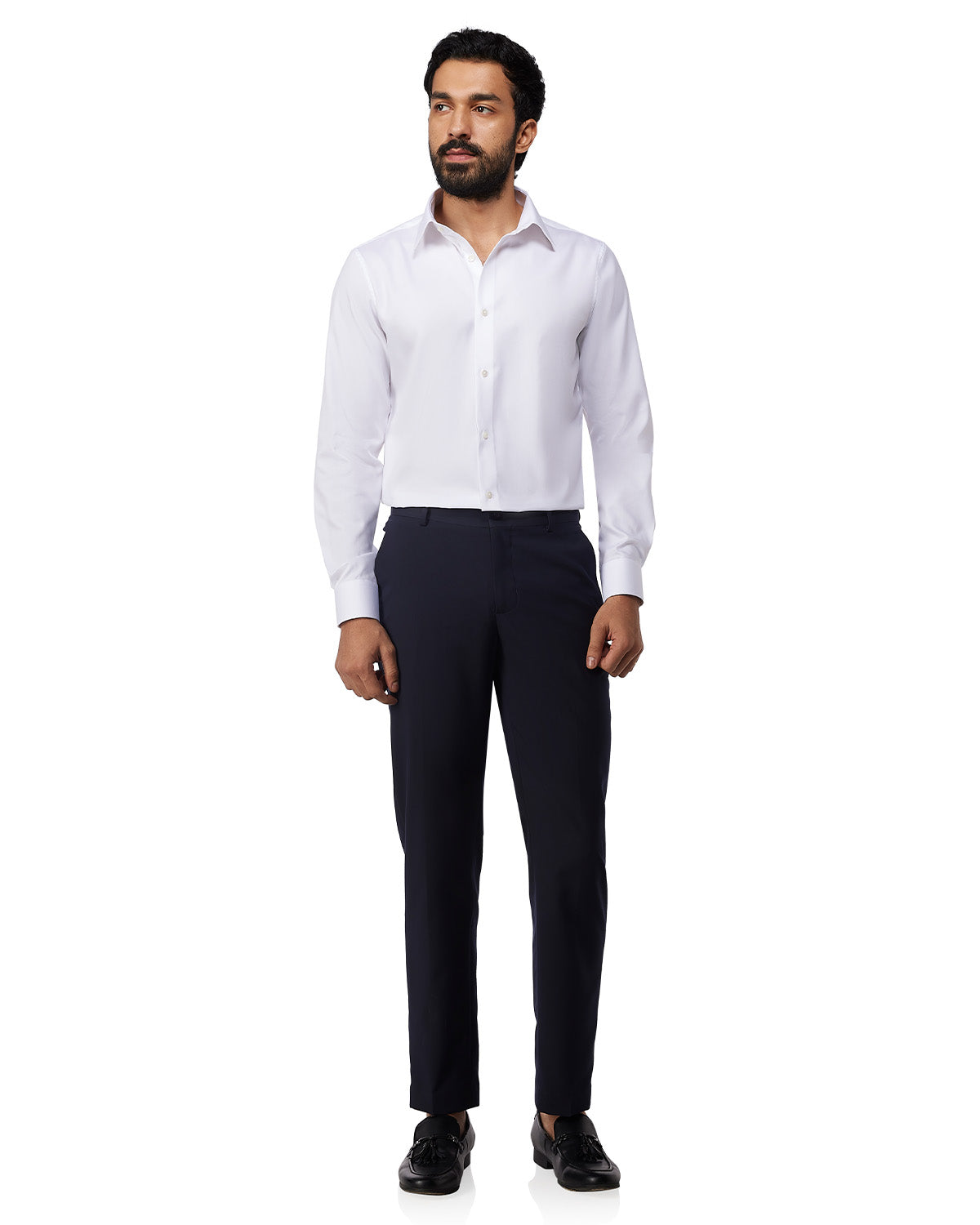 Wrinkle-Free Oxford Shirt - White