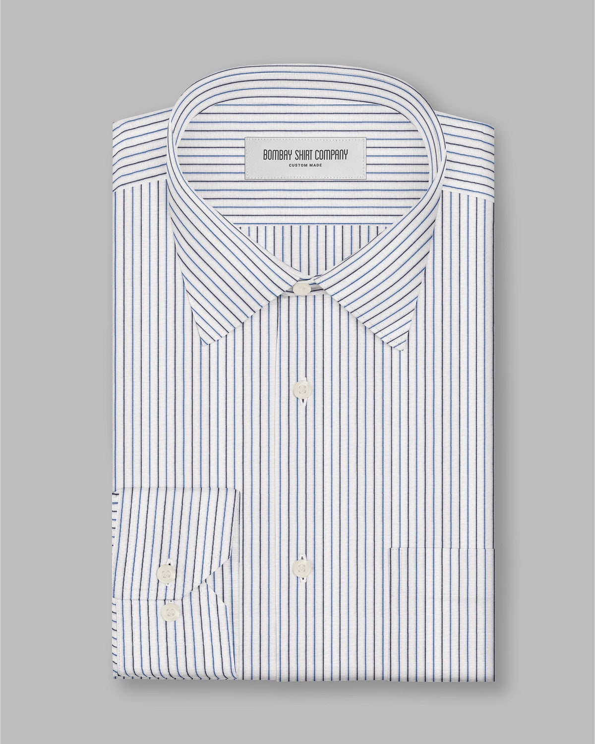 Centaur Oxford Striped Shirt - Blue & Black