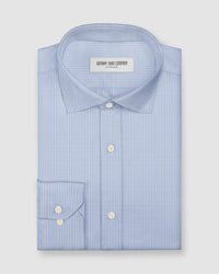 Altair Dobby Shirt - Blue & White
