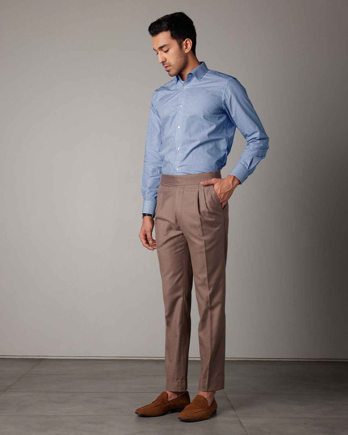 Bengal Striped Shirt - Dark Blue