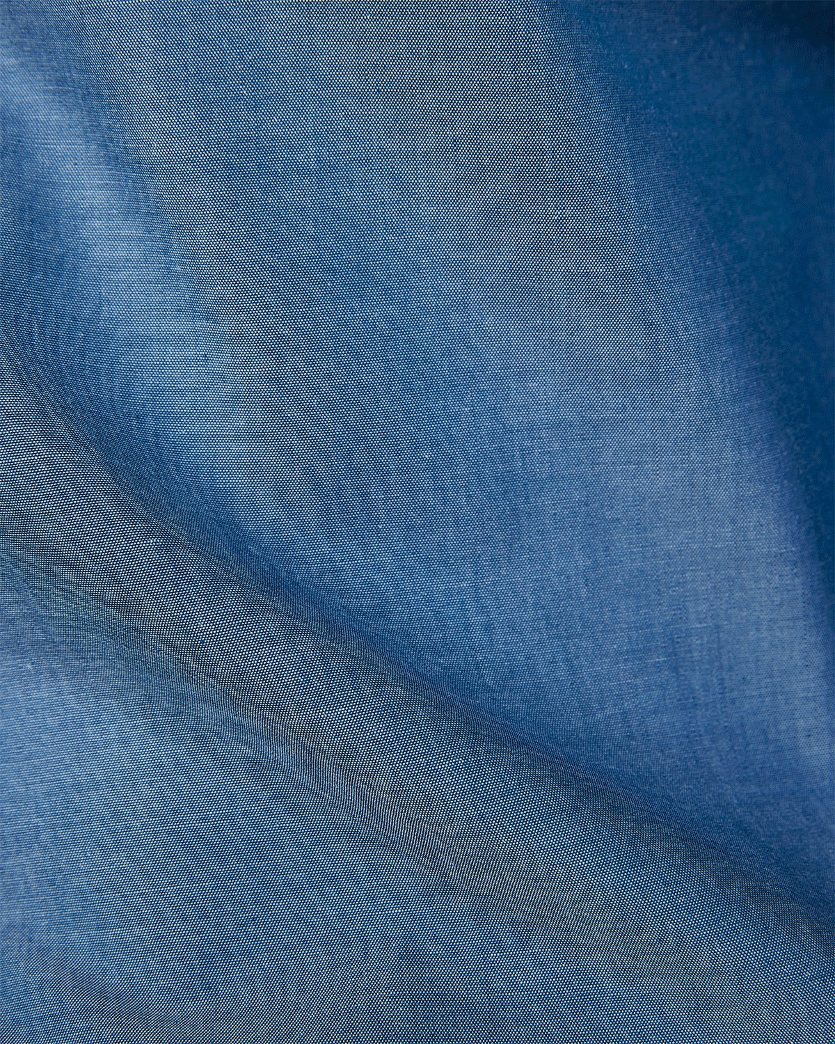 Cotton Chambray Shirt - Light Blue