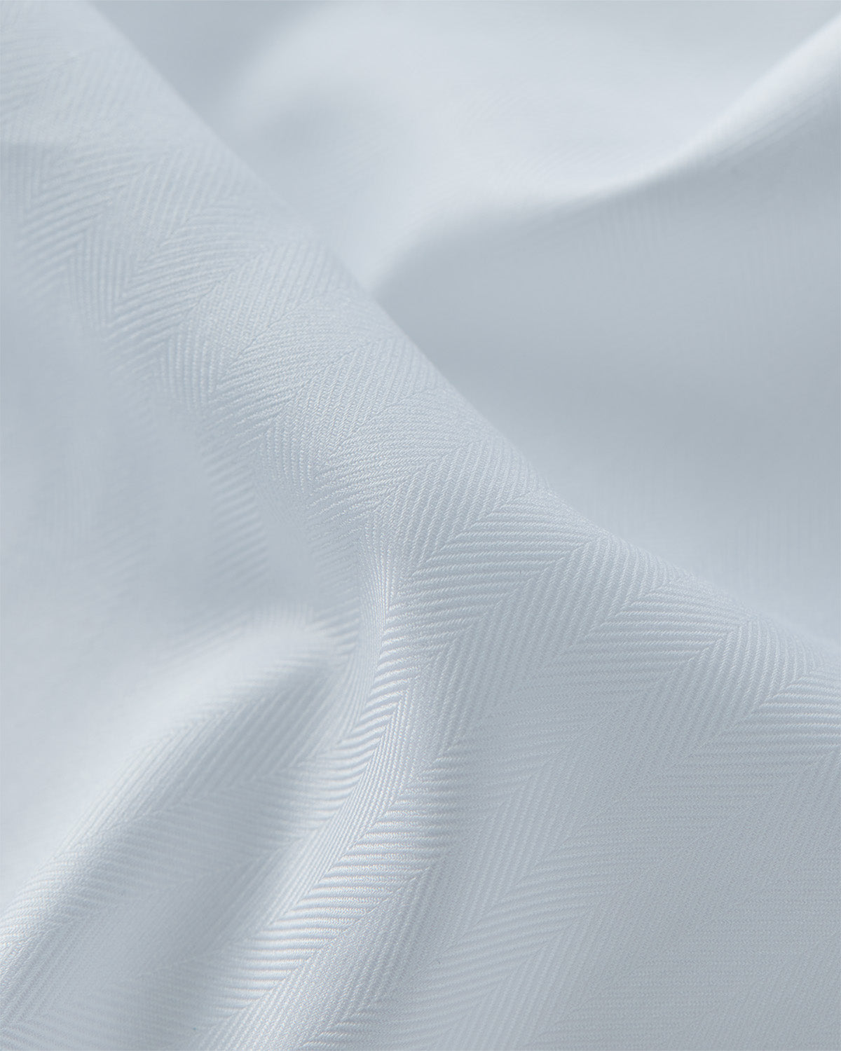 Crux Herringbone Shirt - White