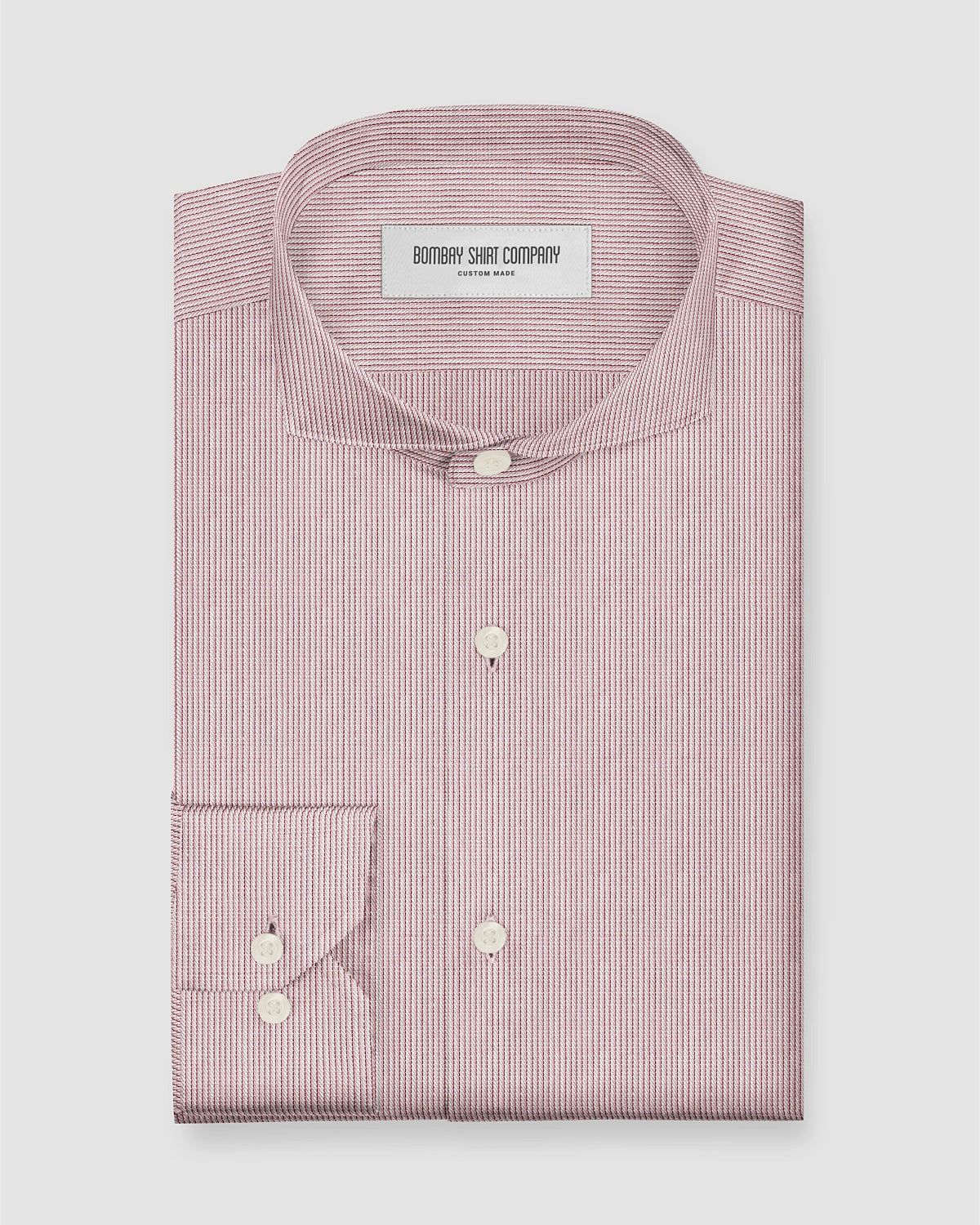 Lyra Twill Striped Shirt - Pink