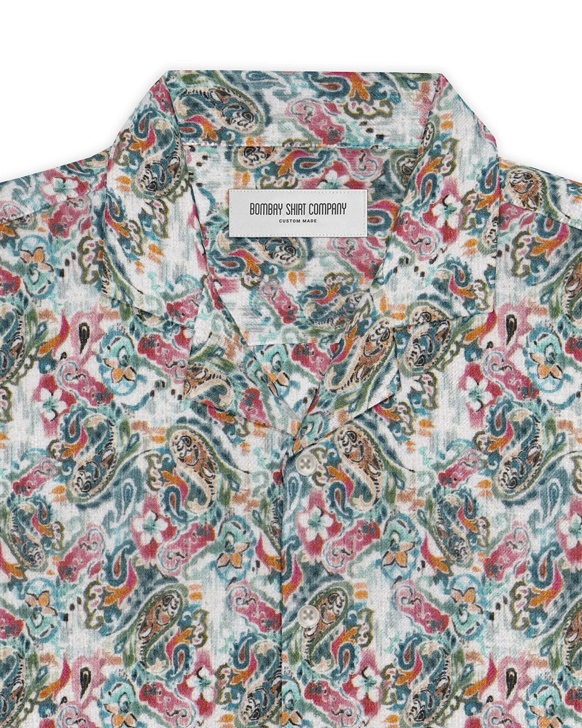 Tangiers Cotton Silk Printed Shirt - Multicoloured
