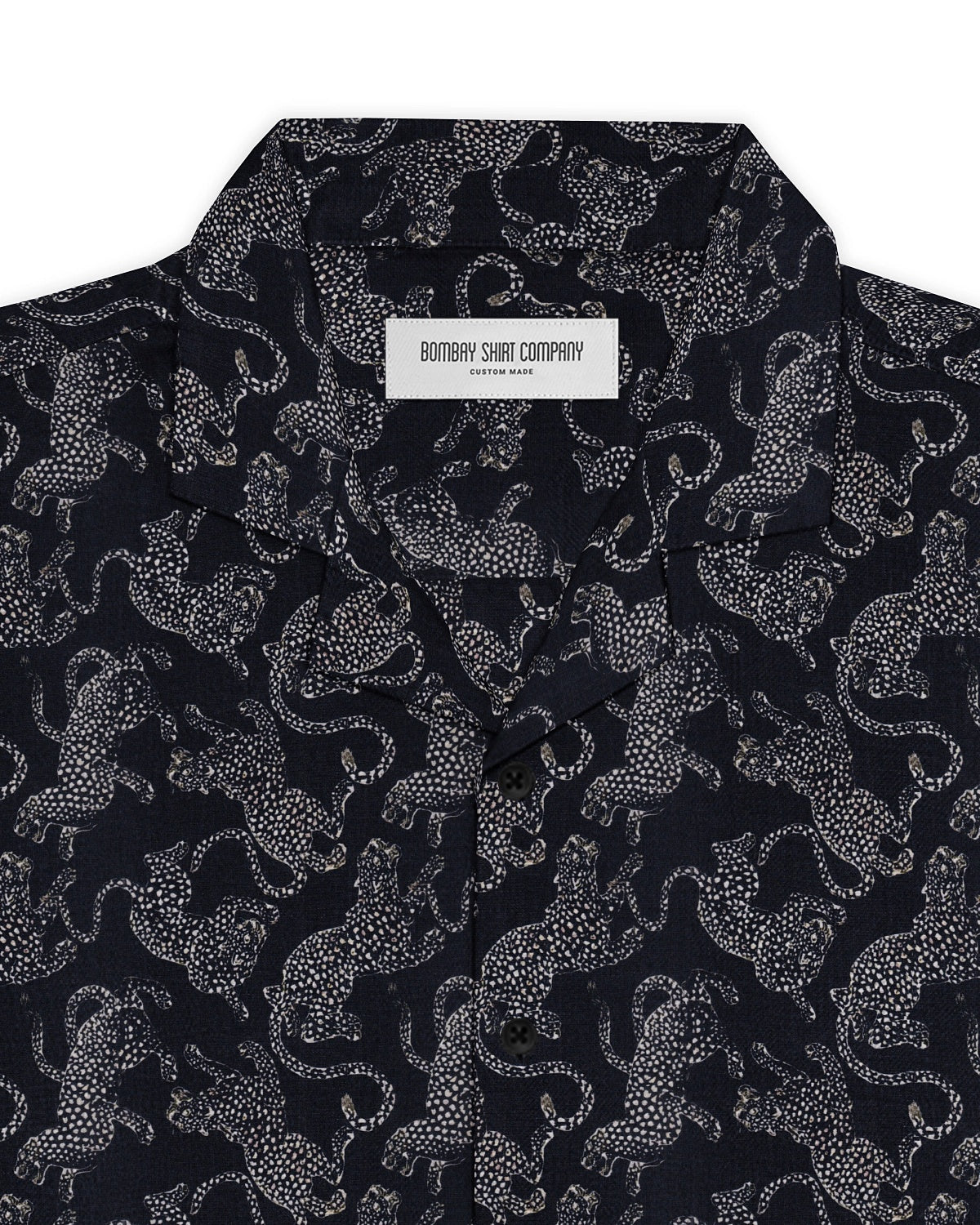 Shadowcat Cotton Silk Printed Shirt - Black & White