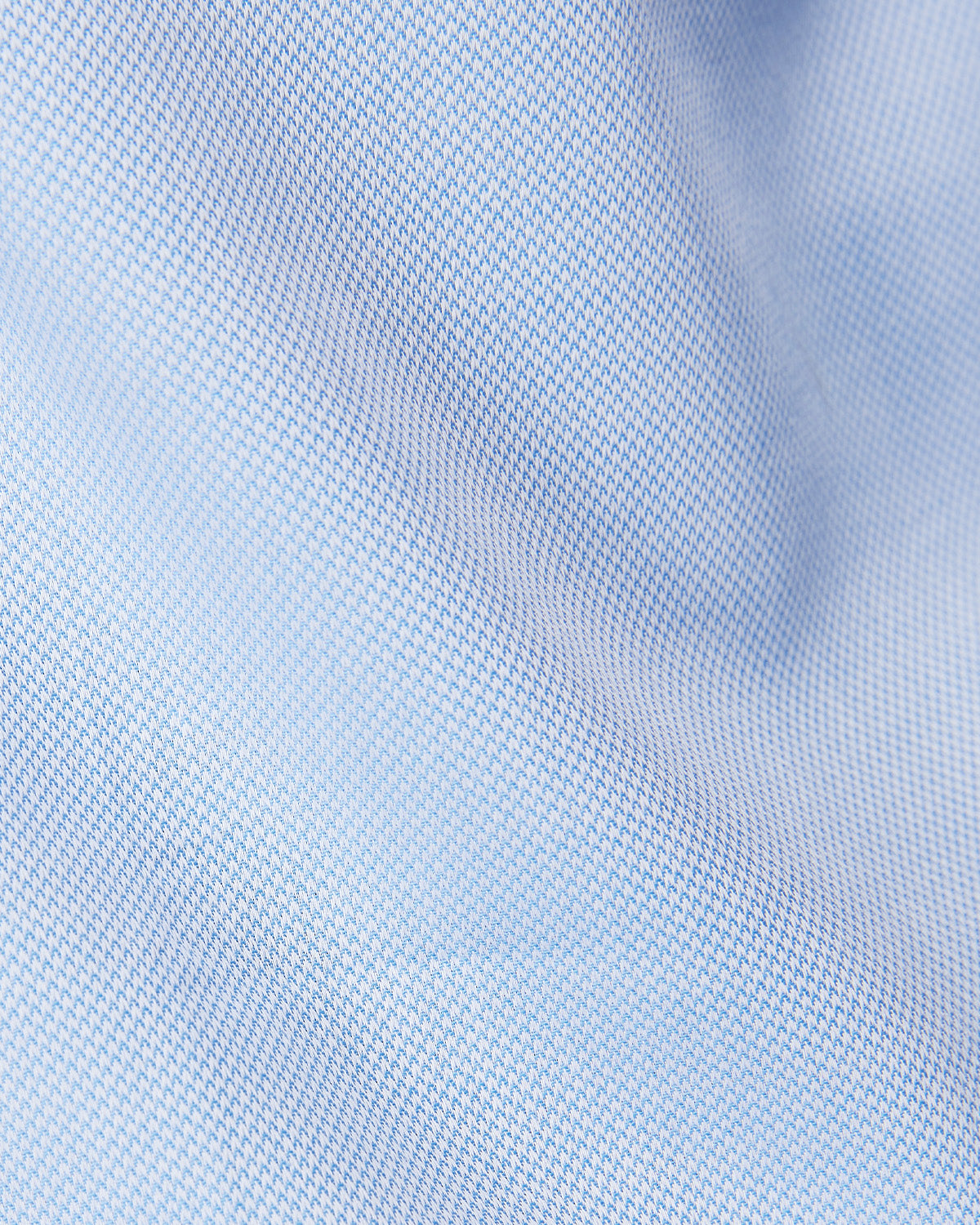 Stretch Cotton Dobby Shirt - Blue