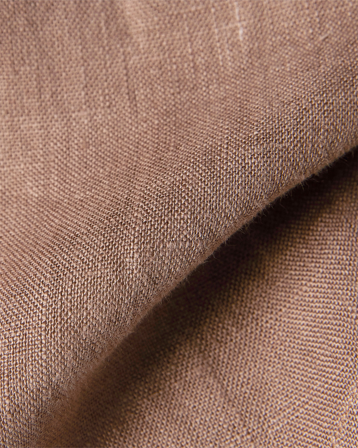 100% Linen Shirt - Brown