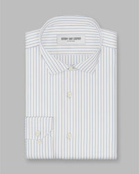 Pegasus Oxford Striped Shirt - Blue & White