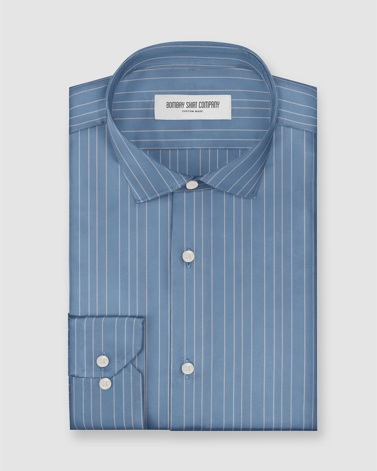 Linea Twill Striped Shirt - Blue