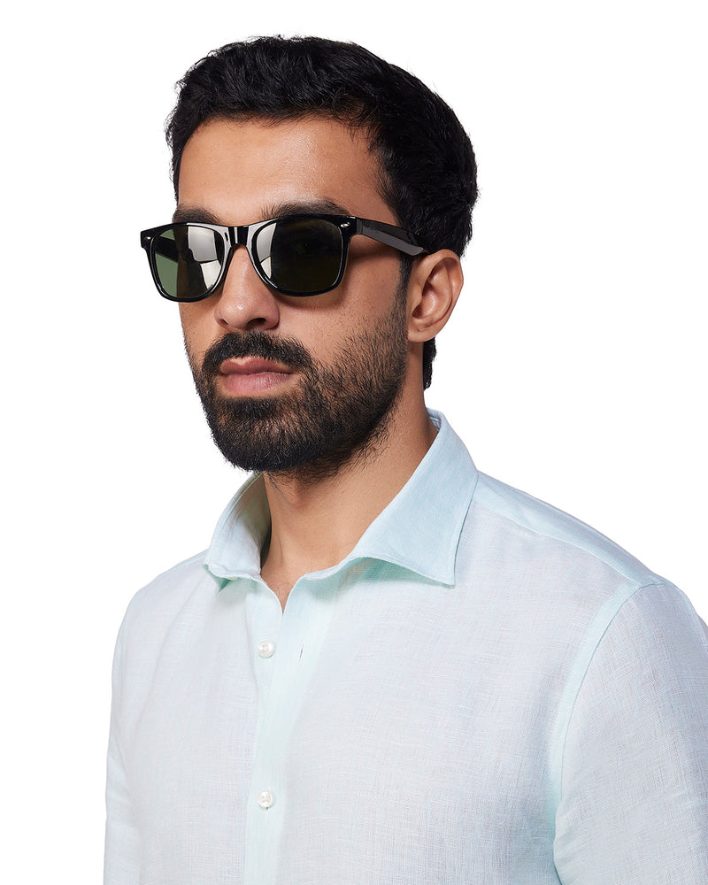 100% Linen Shirt - Light Green