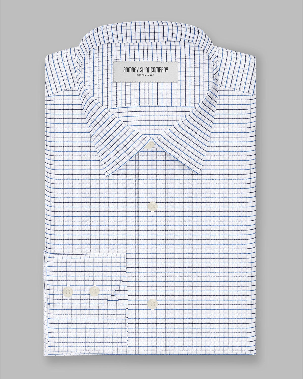 Centaur Oxford Checked Shirt - Blue & Black