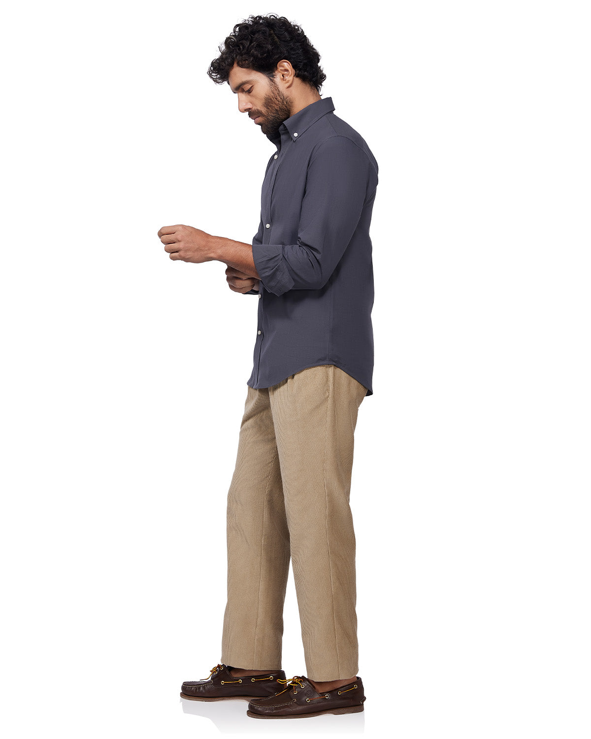 Japanese Poplin Shirt - Charcoal