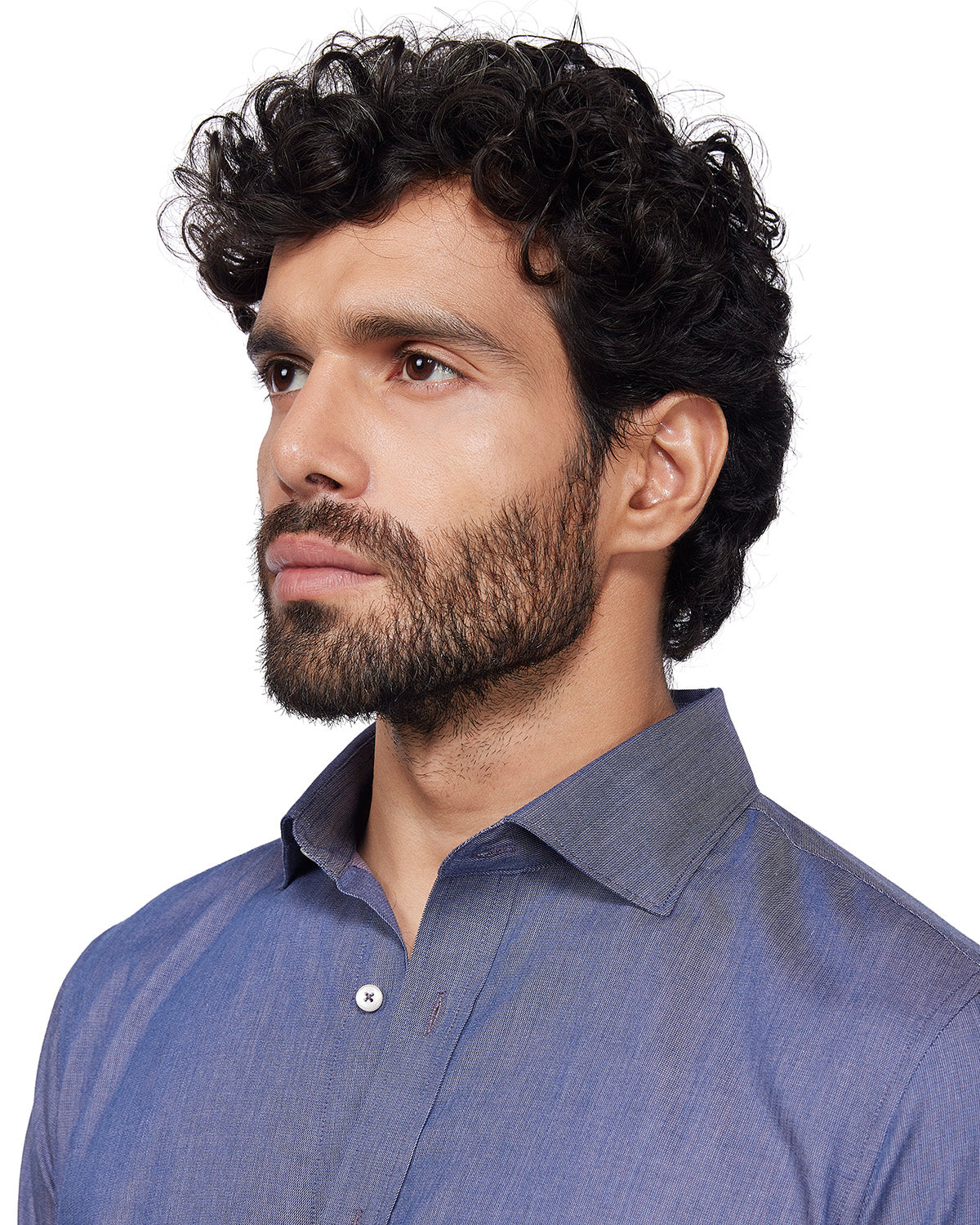 Soft Stretch Twill Shirt - Grey