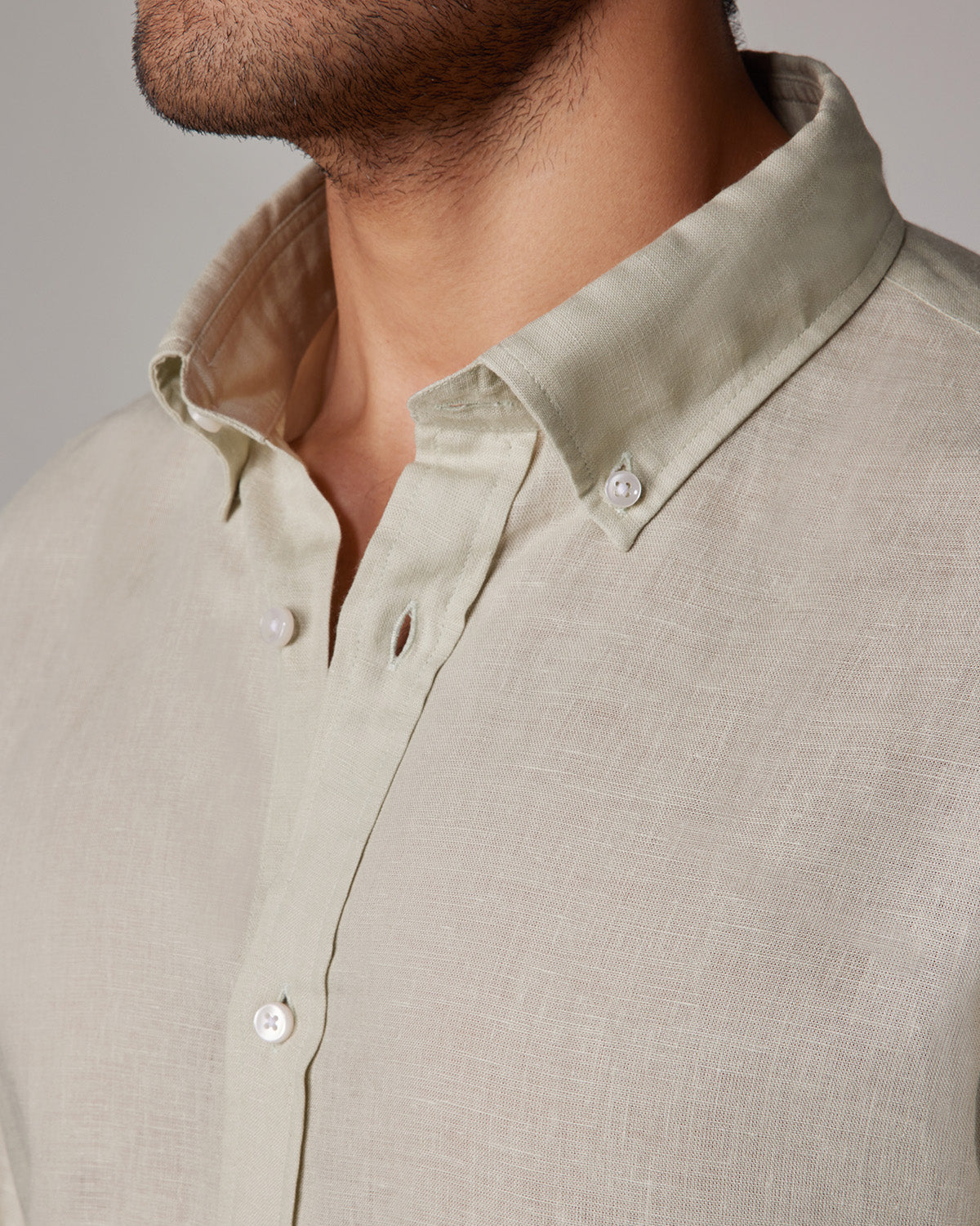 Green Apple Soft Linen Shirt