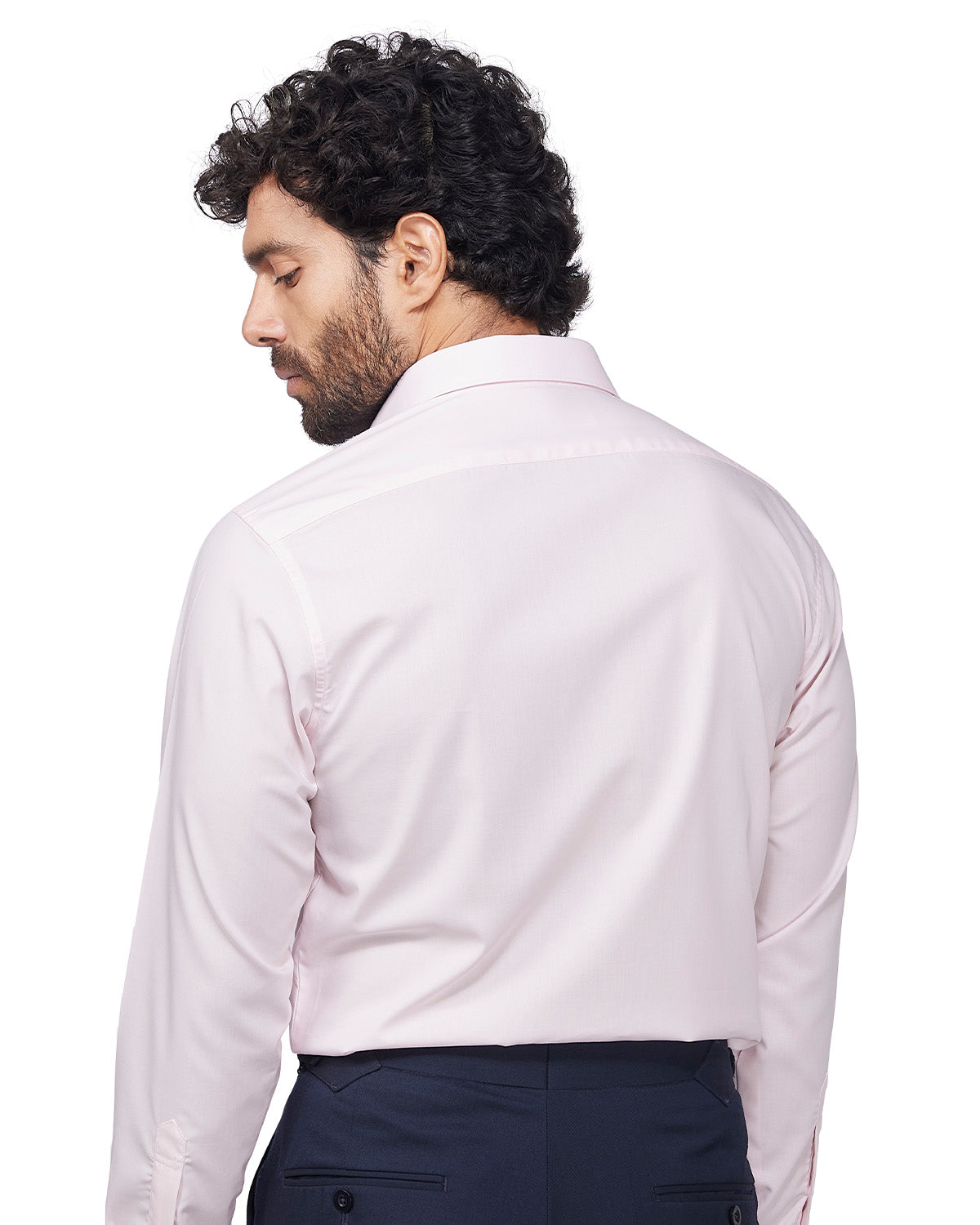 Easy-Care Cotton Oxford Shirt - Pink