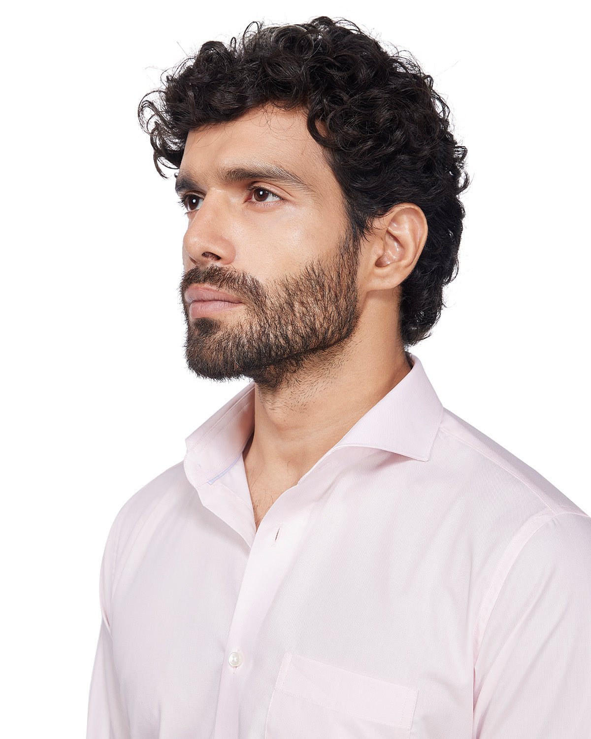 Easy-Care Cotton Oxford Shirt - Pink