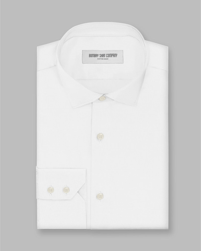 Stratton Dobby Shirt - White