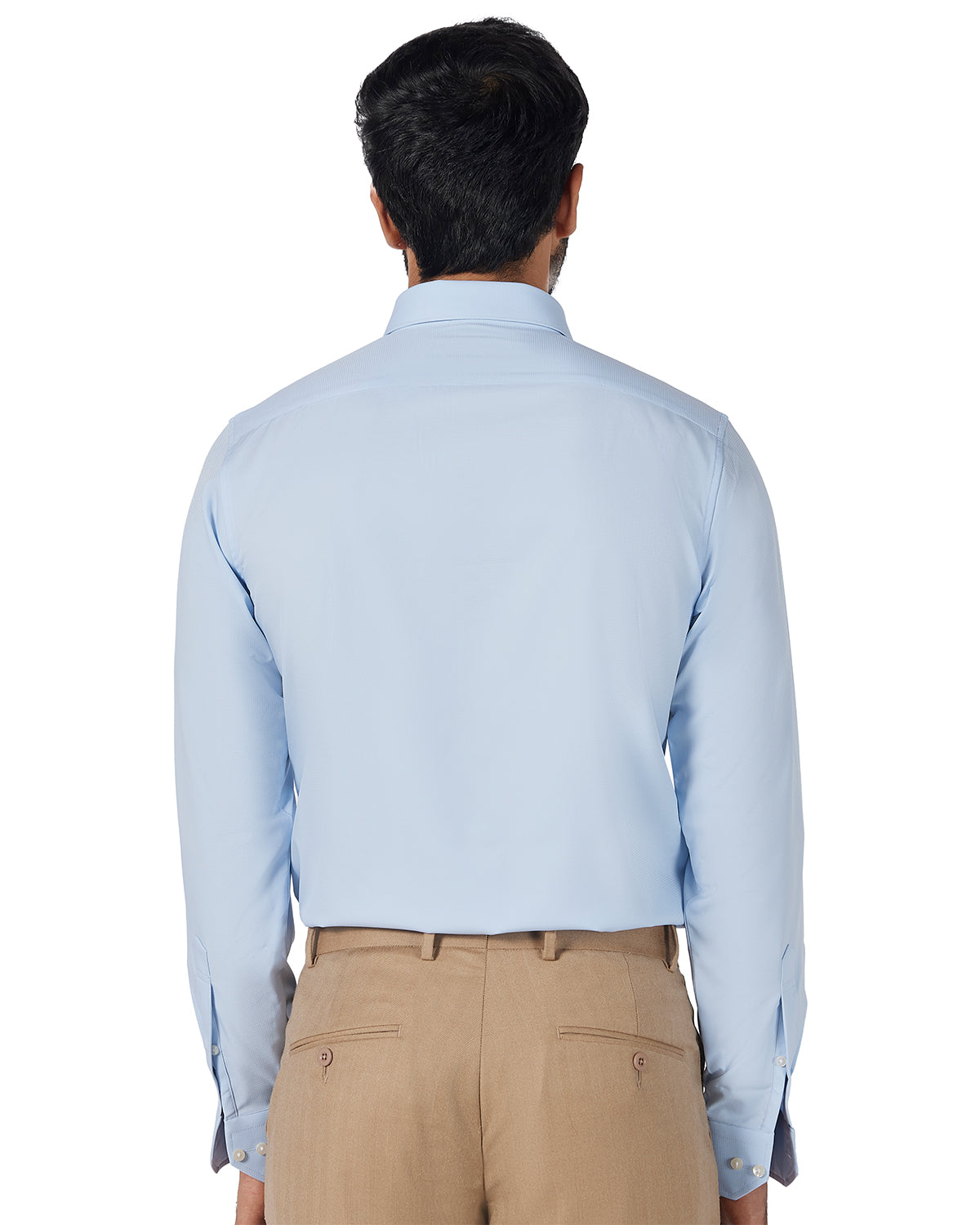 Stretch Dobby Shirt - Light Blue