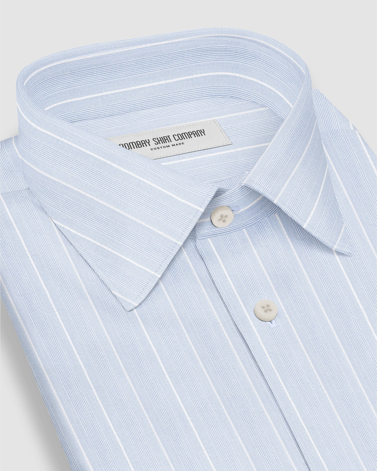 Riviero Twill Striped Shirt - Blue