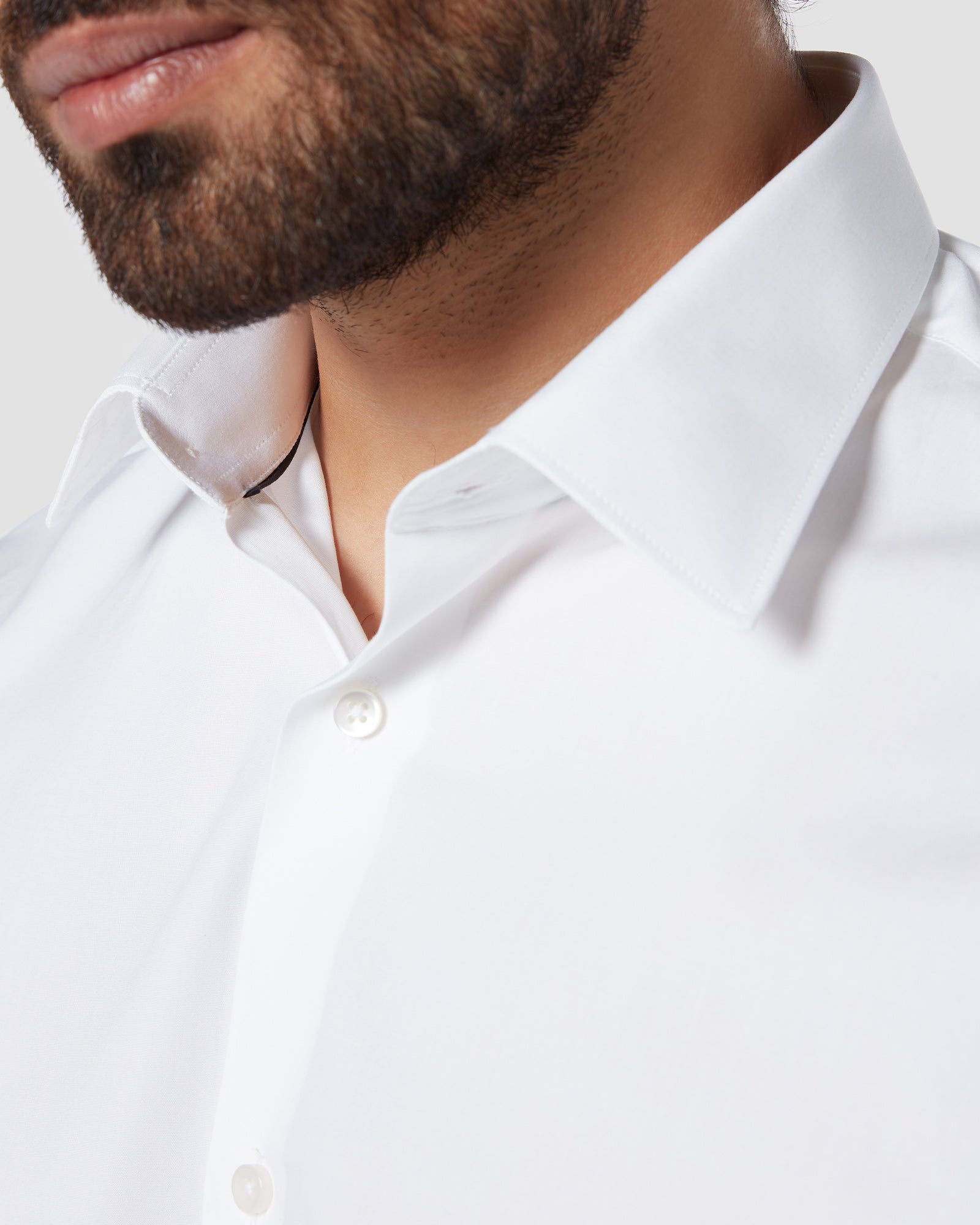 2-Ply Iceberg White Poplin Shirt