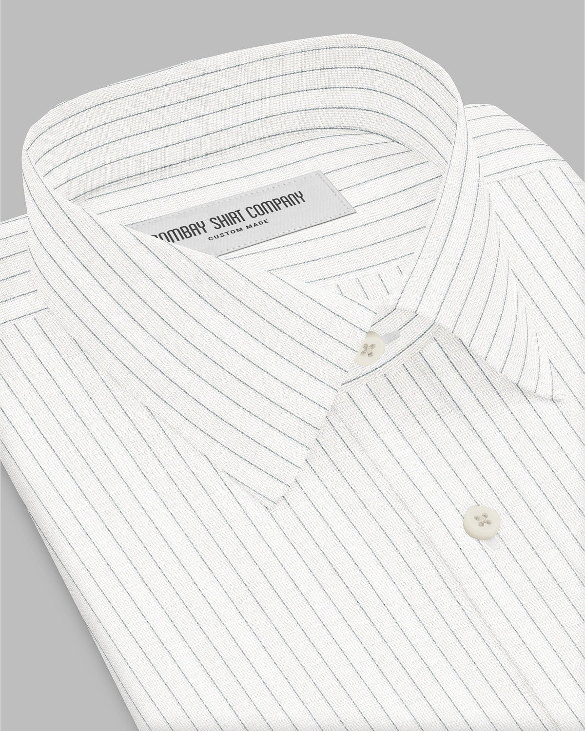 Westmore Dobby Striped Shirt - Green & White
