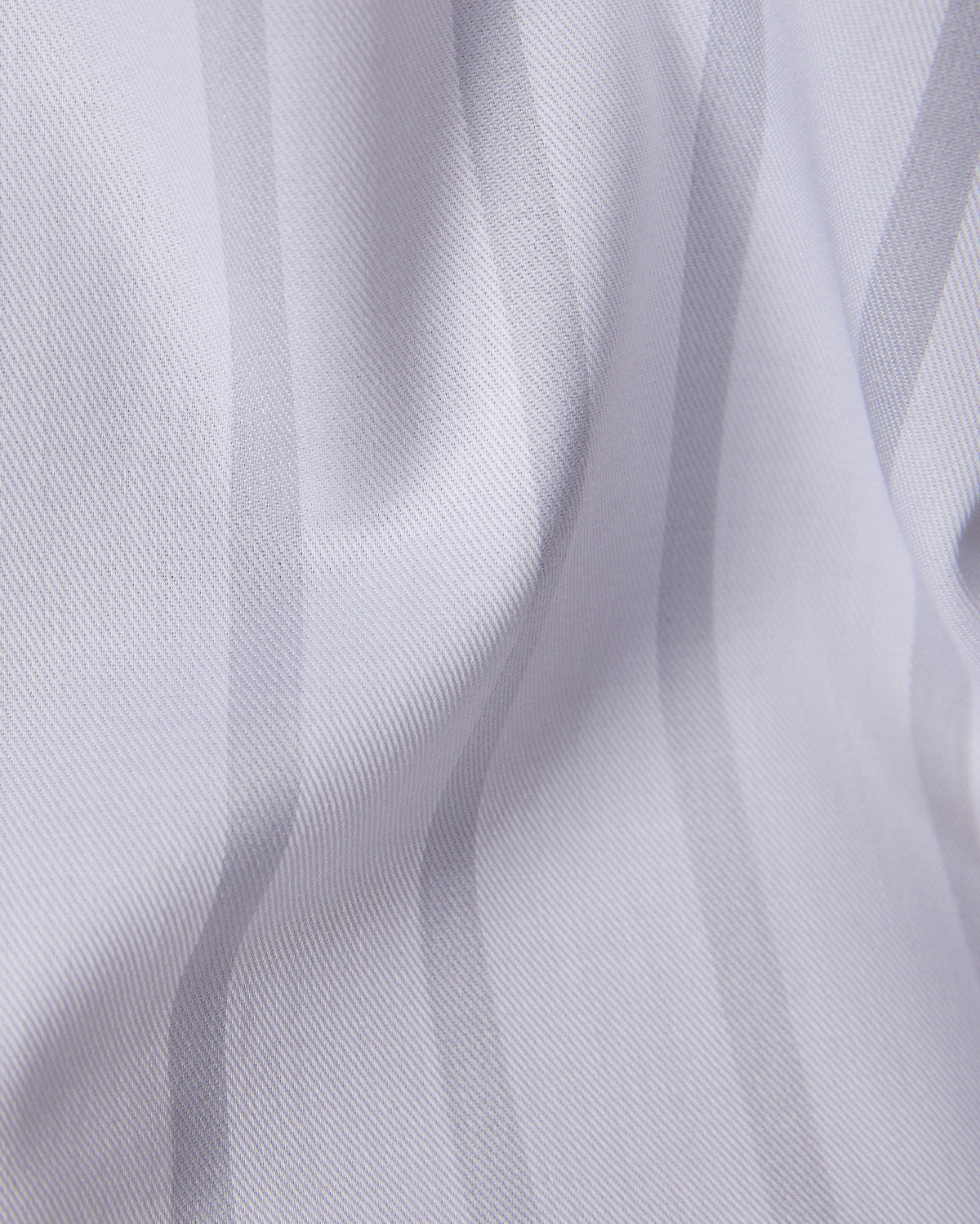 Twill Striped Shirt - Grey & White