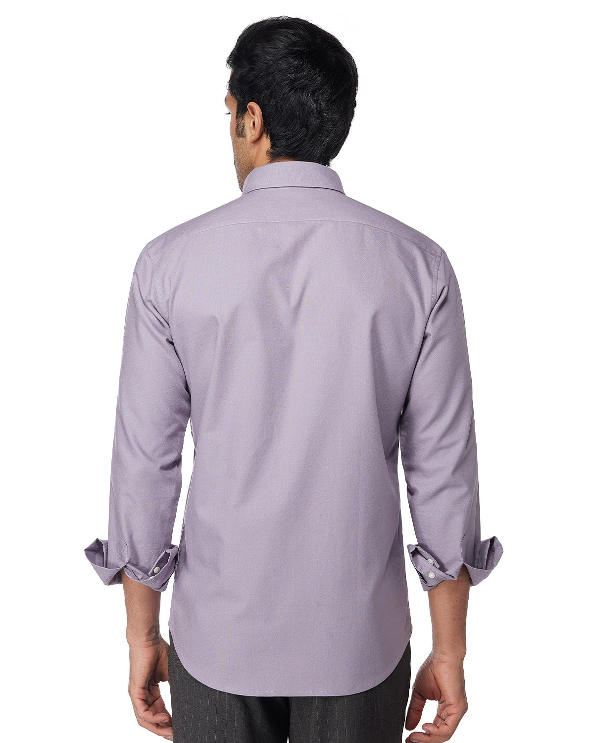 Washed Oxford Shirt - Light Grey