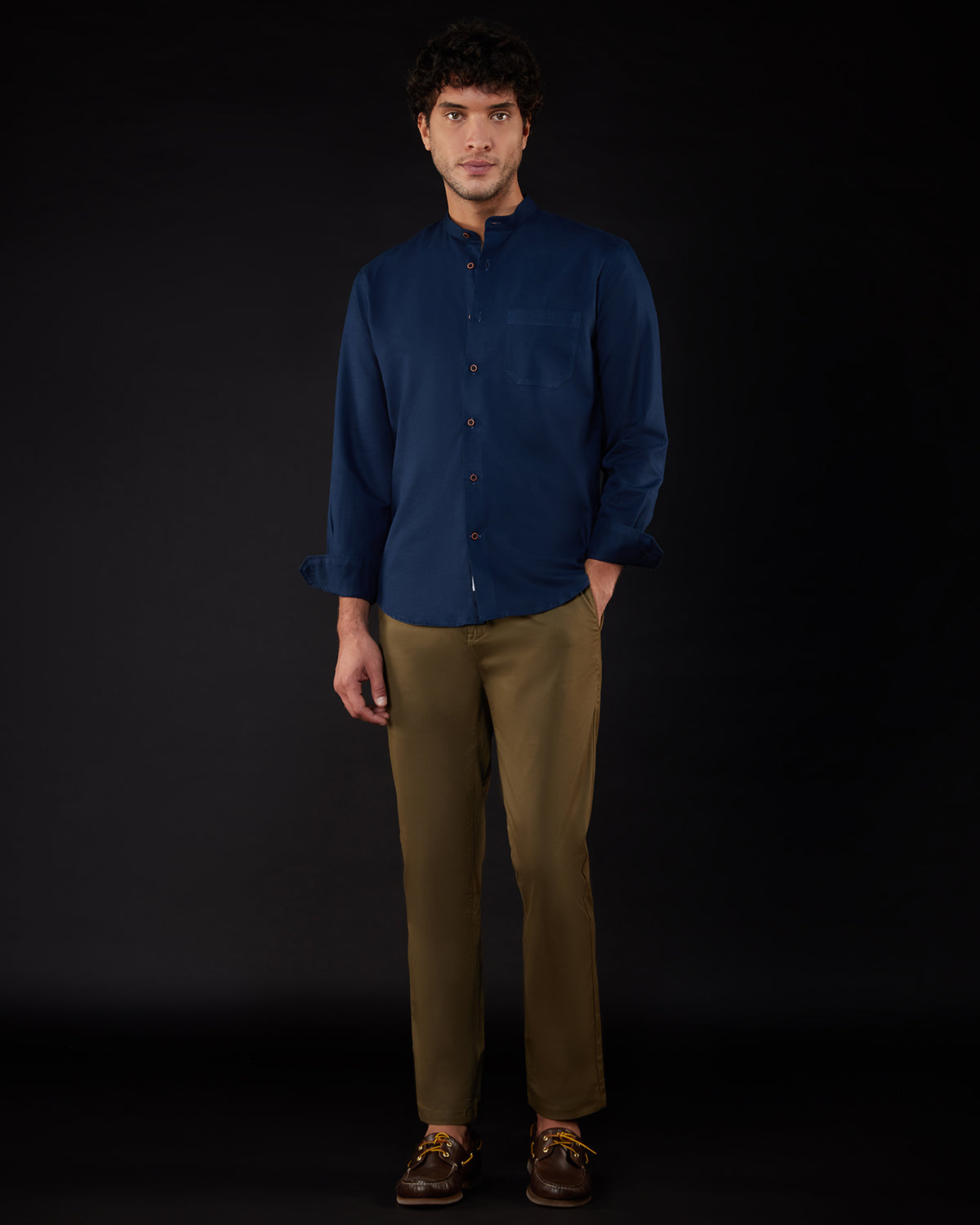 Blue Creek Cotton Linen Shirt