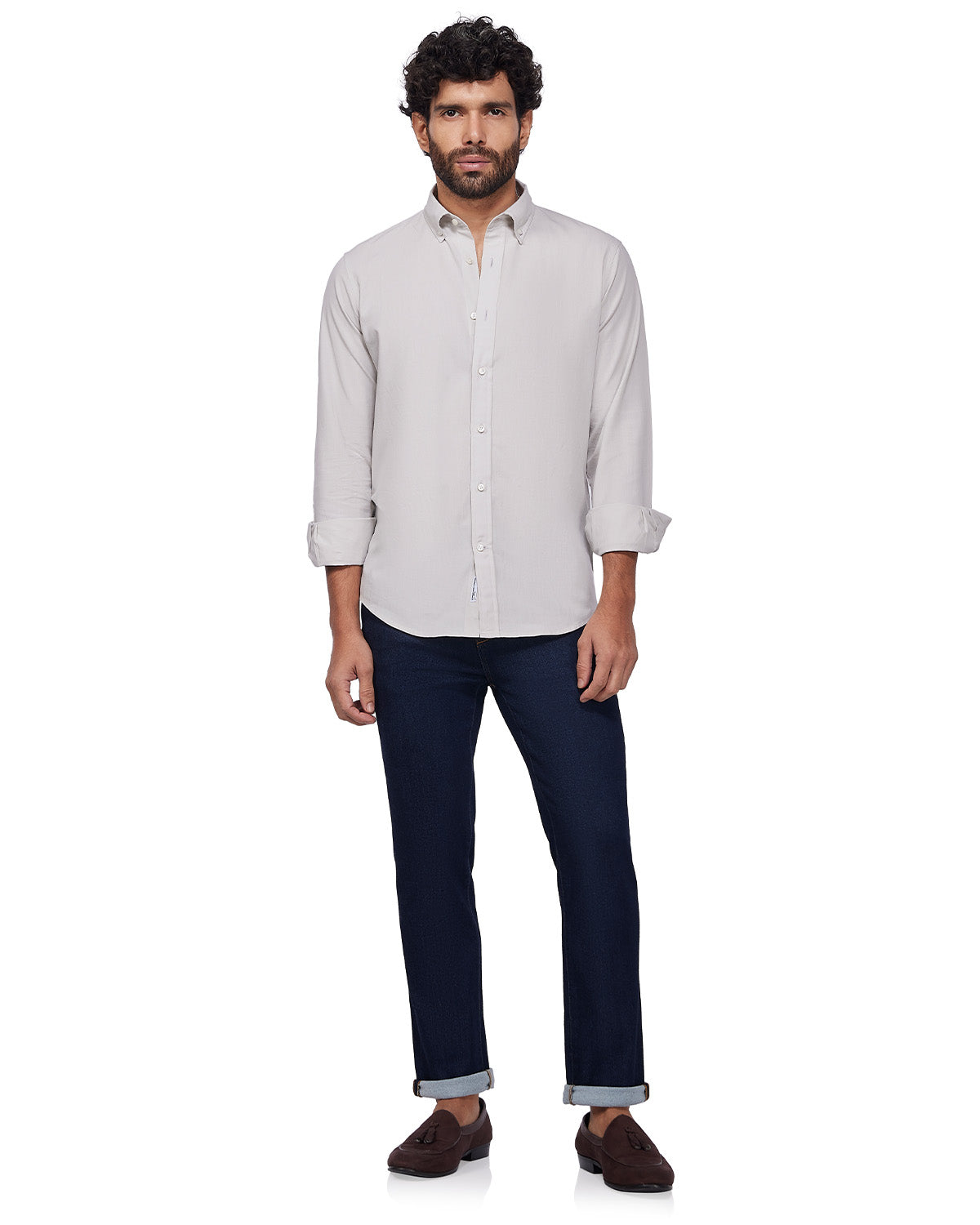 Japanese Poplin Shirt - Beige