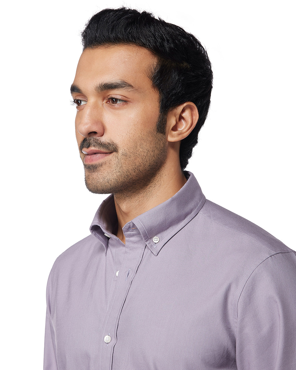 Washed Oxford Shirt - Light Grey
