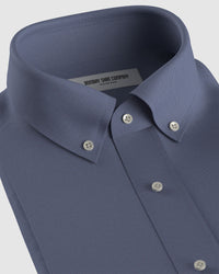 Washed Oxford Shirt - Bluish Grey