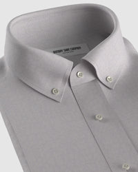Cotton Linen Shirt - Light Grey