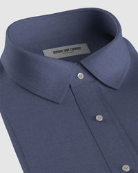 Brushed Twill Shirt - Blue
