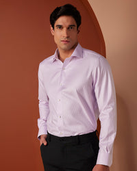 Manhattan Lavender Houndstooth Shirt
