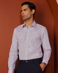 Manhattan Pink & Blue Striped Shirt