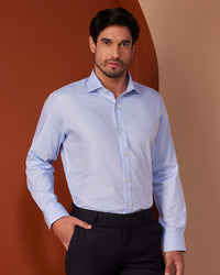 Soktas Blue Dobby Shirt